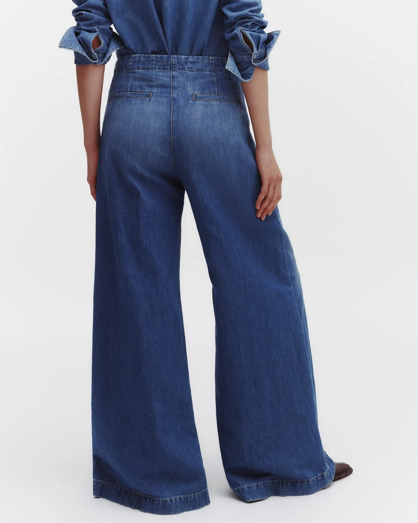Dancing In The Dark Jean in Linen Cotton Denim